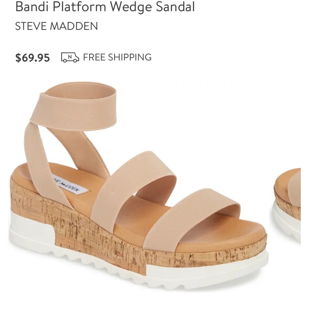 Steve Madden Bandi Platform Wedge Sandal